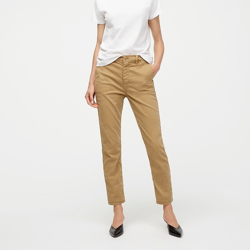 J. Crew Vintage Straight Pant Stretch Chino